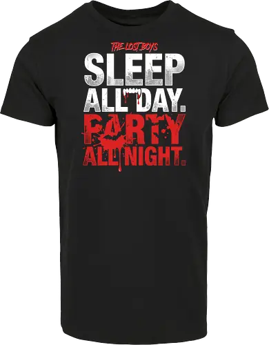 The Lost Boys" Sleep All Day Party All Night Retro Vampire T-Shirt
