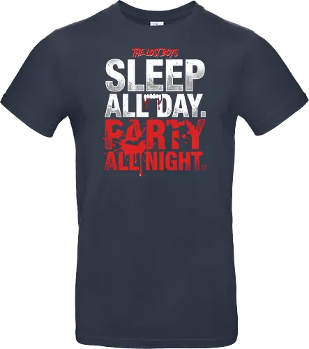 The Lost Boys" Sleep All Day Party All Night Retro Vampire T-Shirt