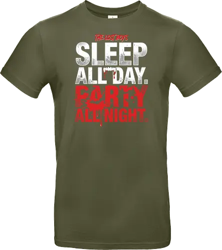 The Lost Boys" Sleep All Day Party All Night Retro Vampire T-Shirt