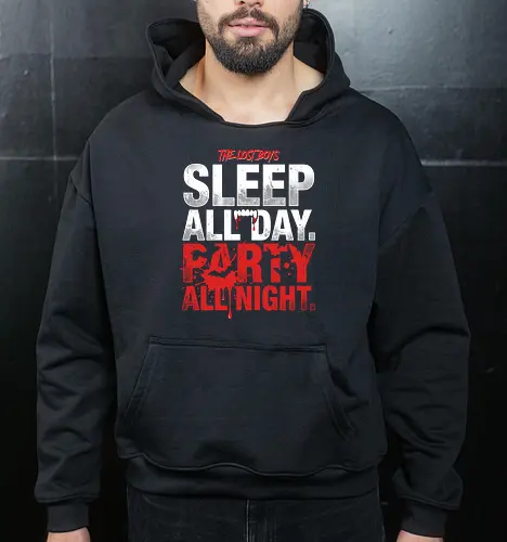 The Lost Boys" Sleep All Day Party All Night Retro Vampire T-Shirt