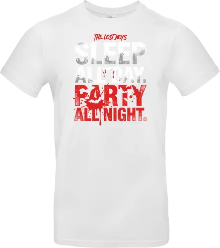 The Lost Boys" Sleep All Day Party All Night Retro Vampire T-Shirt
