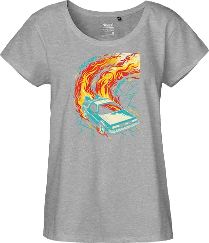 Retro Time Machine DeLorean Pop Art