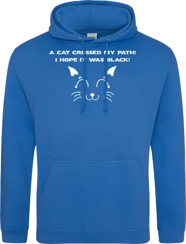 Eine schwarze Katze hat meinen Weg gekreuzt – ich liebe schwarze Katzen