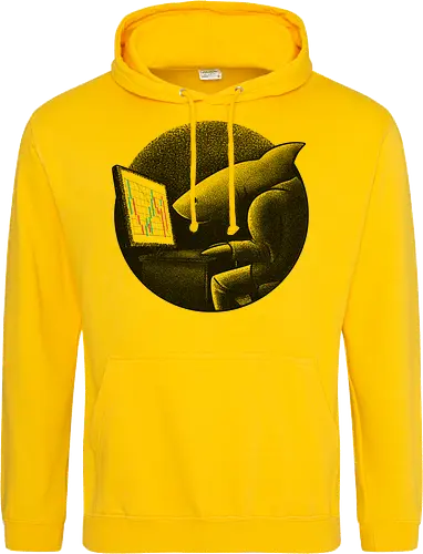 Business-Shark mit Computer