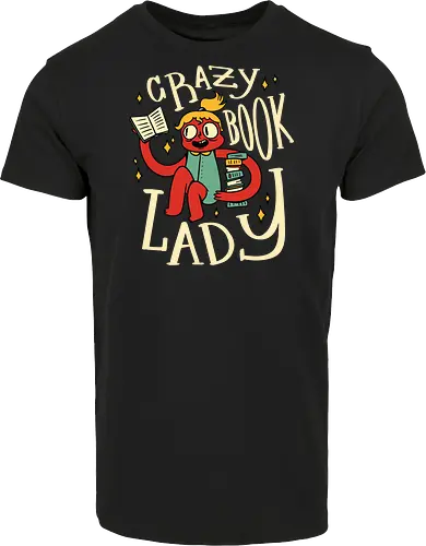 verrückte Bücherfrau