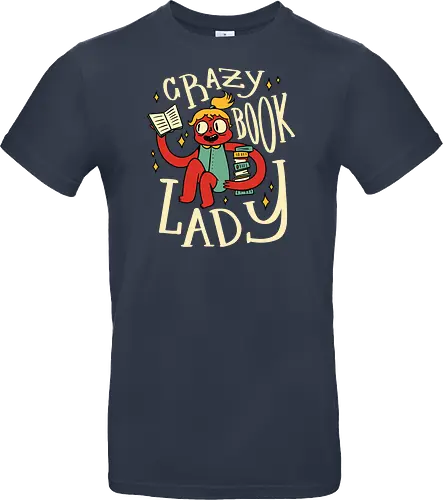 verrückte Bücherfrau