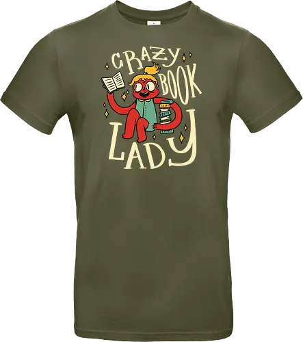 verrückte Bücherfrau