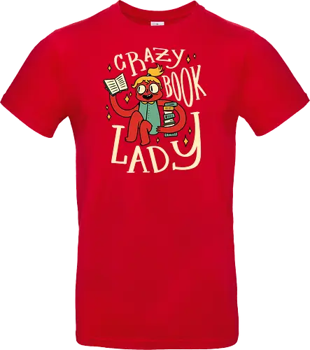 verrückte Bücherfrau