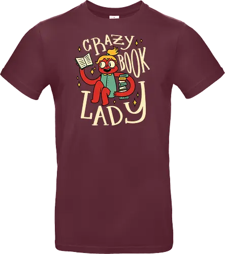 verrückte Bücherfrau