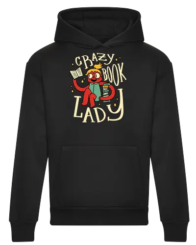 verrückte Bücherfrau
