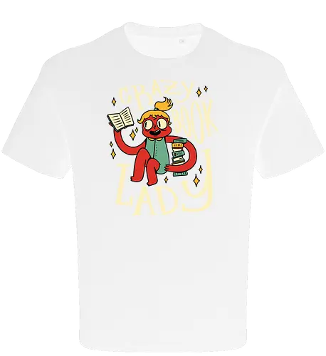 verrückte Bücherfrau