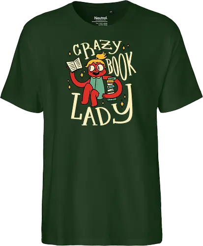 verrückte Bücherfrau