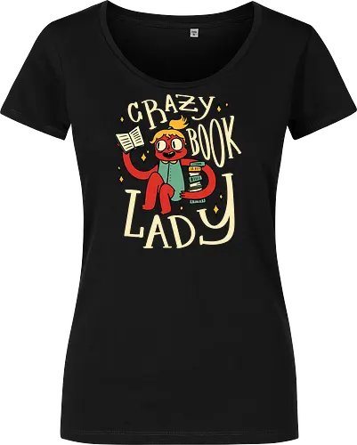 verrückte Bücherfrau