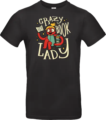 verrückte Bücherfrau