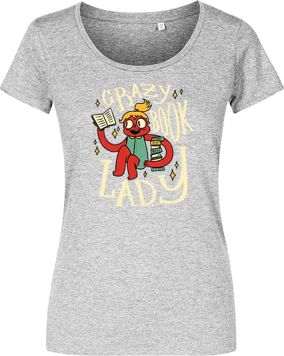 verrückte Bücherfrau