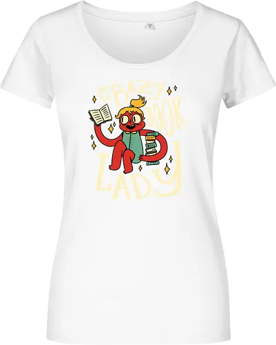 verrückte Bücherfrau