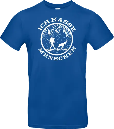 Wandern mit Ziege – Lustiges Bergsteiger Vintage Design