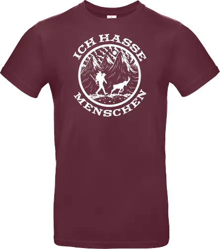 Wandern mit Ziege – Lustiges Bergsteiger Vintage Design