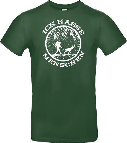 Wandern mit Ziege – Lustiges Bergsteiger Vintage Design