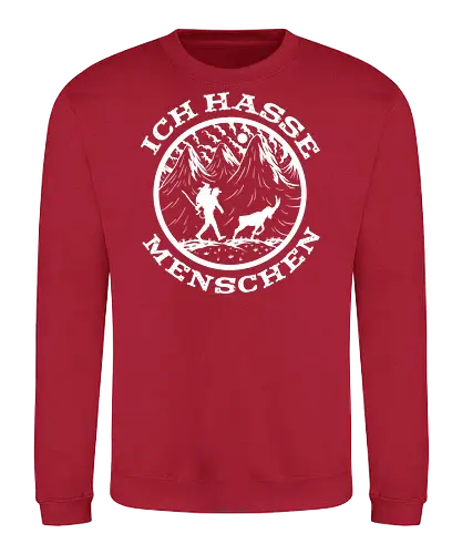 Wandern mit Ziege – Lustiges Bergsteiger Vintage Design - wandern mit ziege, bergziege shirt, wandern lustig, hiking design deutsch, alpen wandern, outdoor humor, bergsteiger geschenk, trekking outfit, naturfreunde shirt, ziegen motiv, wanderlust design, camping natur, alpen lifestyle, retro wandern, tier lustig - Sweatshirt