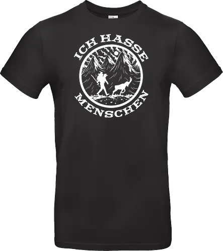 Wandern mit Ziege – Lustiges Bergsteiger Vintage Design