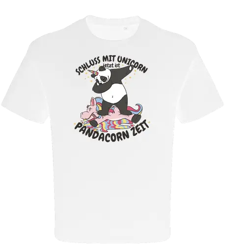 Lustiger Panda Dab mit Einhornhorn – Süßes Fantasy Fun Shirt