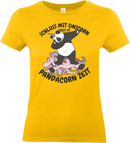 Lustiger Panda Dab mit Einhornhorn – Süßes Fantasy Fun Shirt - Panda T-Shirt, dabbing Panda, Einhorn Panda, Panda mit Einhornhorn, lustiges Tier Shirt, Fantasy Tier Design, süßer Panda, Unicorn Shirt, witziges Geschenk, Kinder T-Shirt, Teenager Shirt, Fun Shirt, Panda Geschenk, Einhorn Geschenk, Tiermotiv Shirt, Cartoon Panda, lustige Kleidung, Panda Dab, Unicorn Panda Shirt - Standard T-Shirt (Frauen)