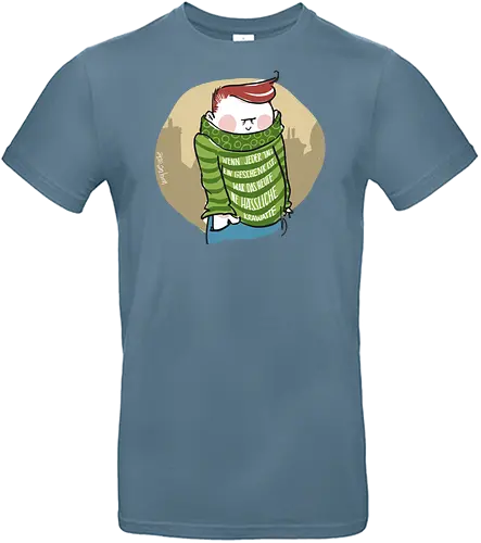Wenn jeder Tag ein Geschenk ist... - Ringelpulli, fun, Sprüche, Weisheit, Lebenserkenntnis, Krawatte, Geschenk - Standard T-Shirt