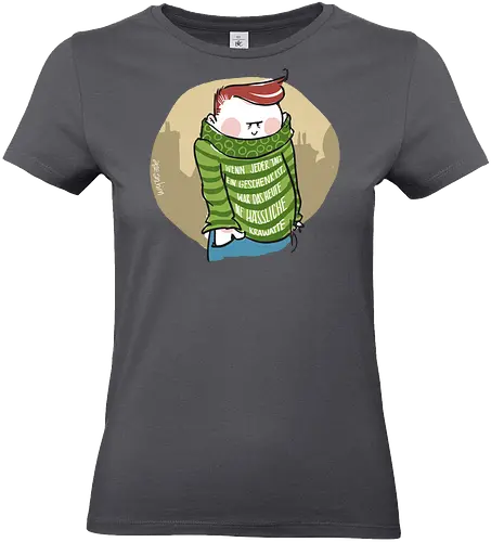 Wenn jeder Tag ein Geschenk ist... - Ringelpulli, fun, Sprüche, Weisheit, Lebenserkenntnis, Krawatte, Geschenk - Standard T-Shirt (Frauen)