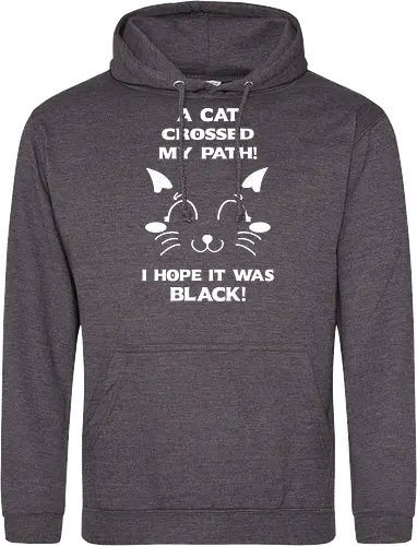 Eine schwarze Katze hat meinen Weg gekreuzt – ich liebe schwarze Katzen