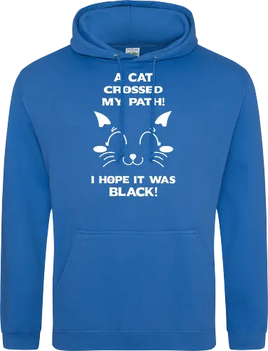 Eine schwarze Katze hat meinen Weg gekreuzt – ich liebe schwarze Katzen