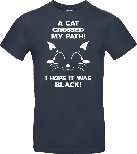 Eine schwarze Katze hat meinen Weg gekreuzt – ich liebe schwarze Katzen