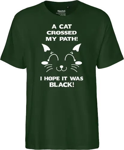 Eine schwarze Katze hat meinen Weg gekreuzt – ich liebe schwarze Katzen