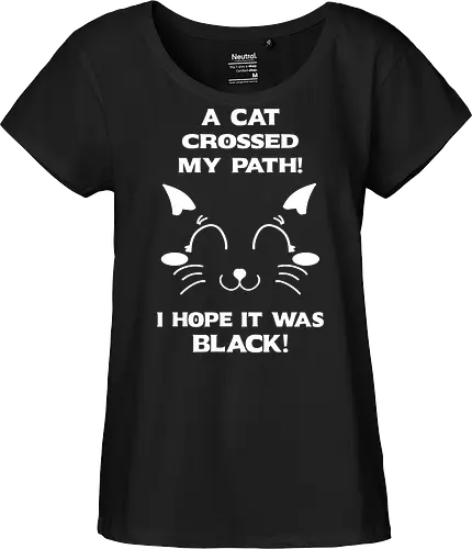 Eine schwarze Katze hat meinen Weg gekreuzt – ich liebe schwarze Katzen