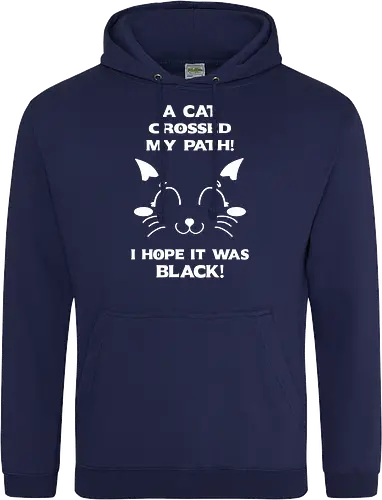 Eine schwarze Katze hat meinen Weg gekreuzt – ich liebe schwarze Katzen