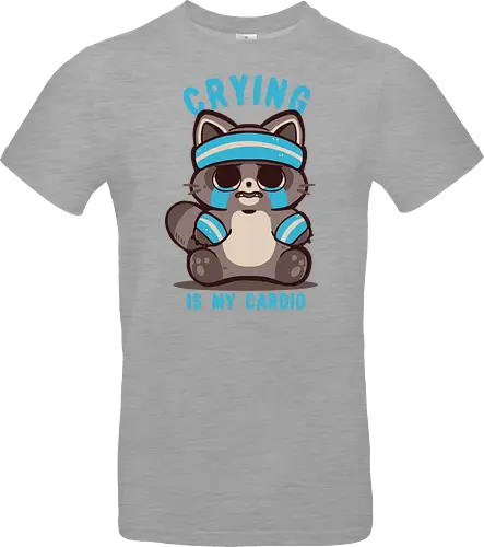 Crying is my Cardio Raccoon