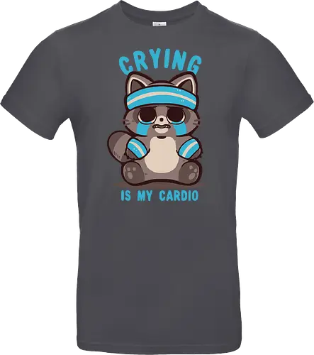 Crying is my Cardio Raccoon
