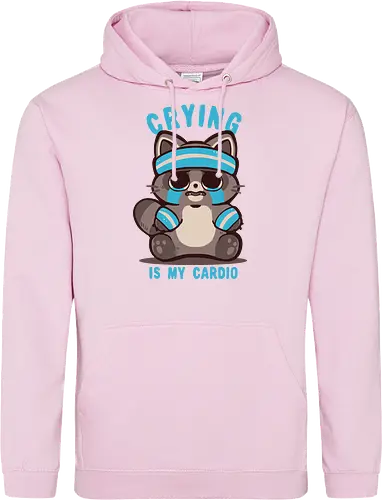 Crying is my Cardio Raccoon