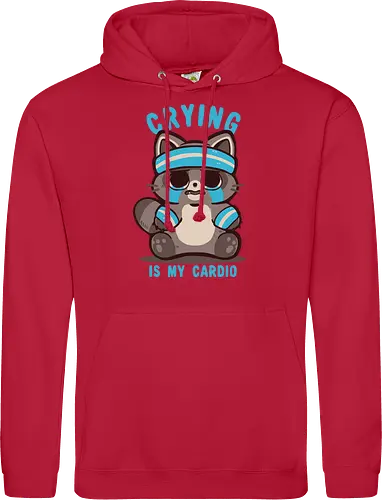 Crying is my Cardio Raccoon