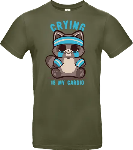 Crying is my Cardio Raccoon