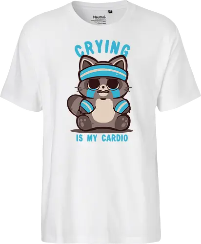 Crying is my Cardio Raccoon