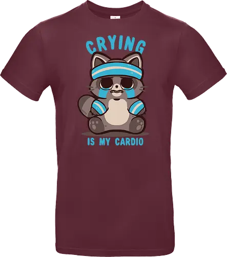Crying is my Cardio Raccoon