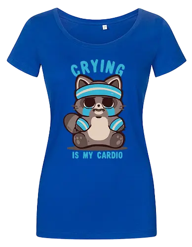 Crying is my Cardio Raccoon