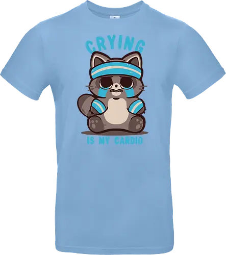 Crying is my Cardio Raccoon