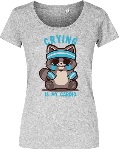 Crying is my Cardio Raccoon