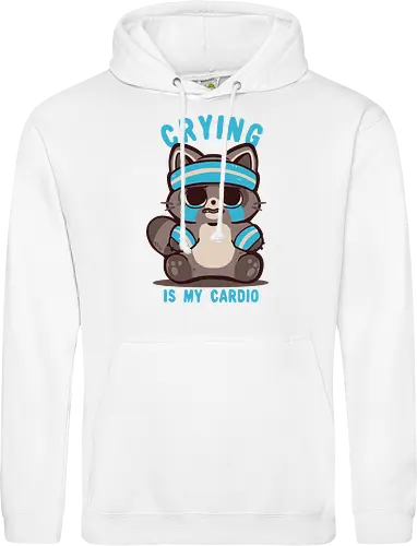 Crying is my Cardio Raccoon