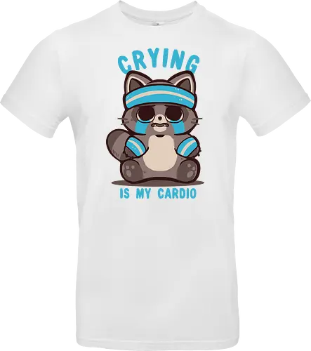 Crying is my Cardio Raccoon