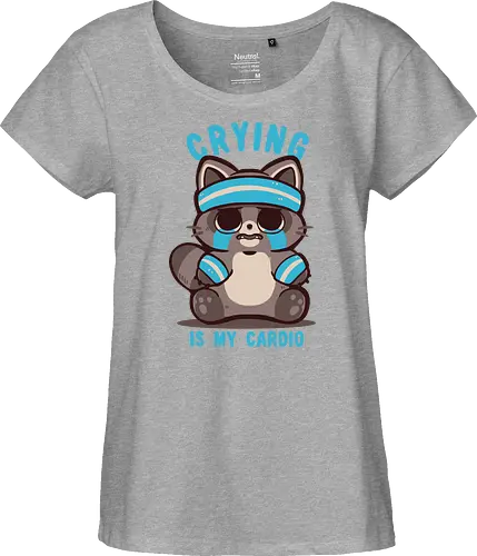 Crying is my Cardio Raccoon