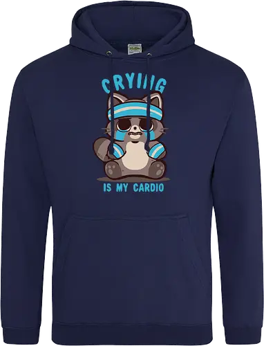 Crying is my Cardio Raccoon