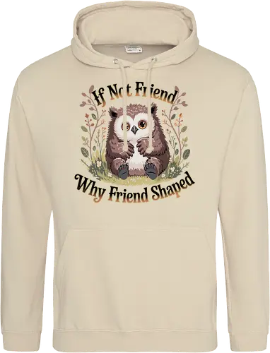 Owlbear lover - Pen and paper, owlbear, dungeon master, pathfinder rpg, tabletop rpg, vecna, ravenloft, druid class, D&D, warlock, monster manual, if not friend, cute monster, animal companion, ranger - Standard Hoodie